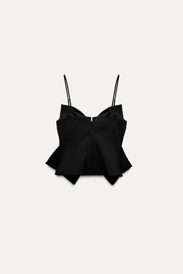 STRAPPY BOW CROP TOP