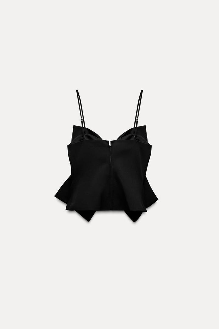 STRAPPY BOW CROP TOP