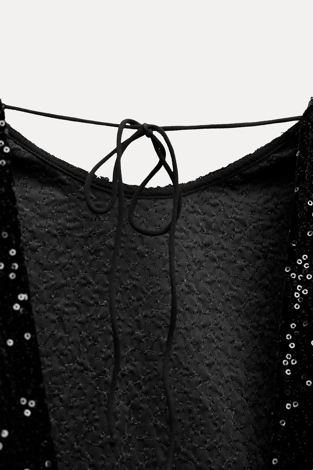 VELVET SEQUIN DRESS