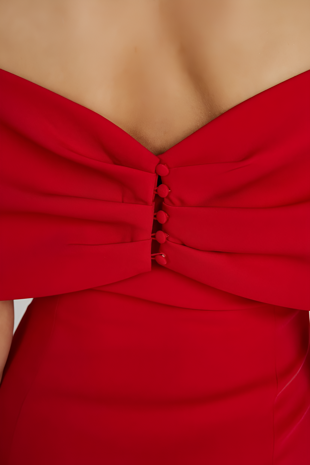 Red Bow Mini Dress