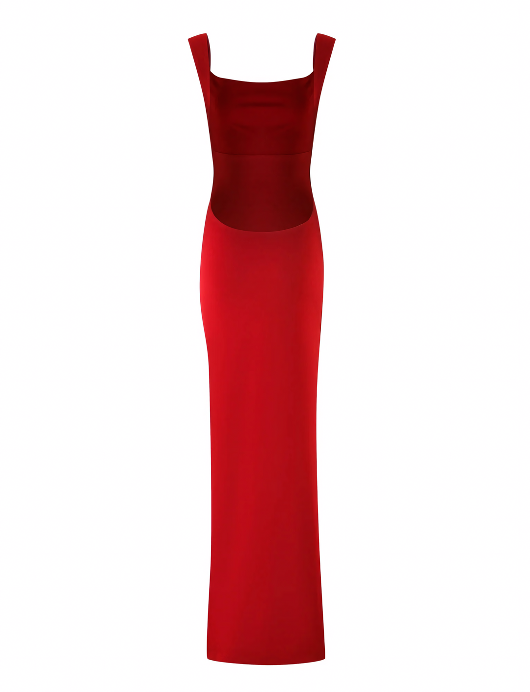 Red Allure Open-Back Dress