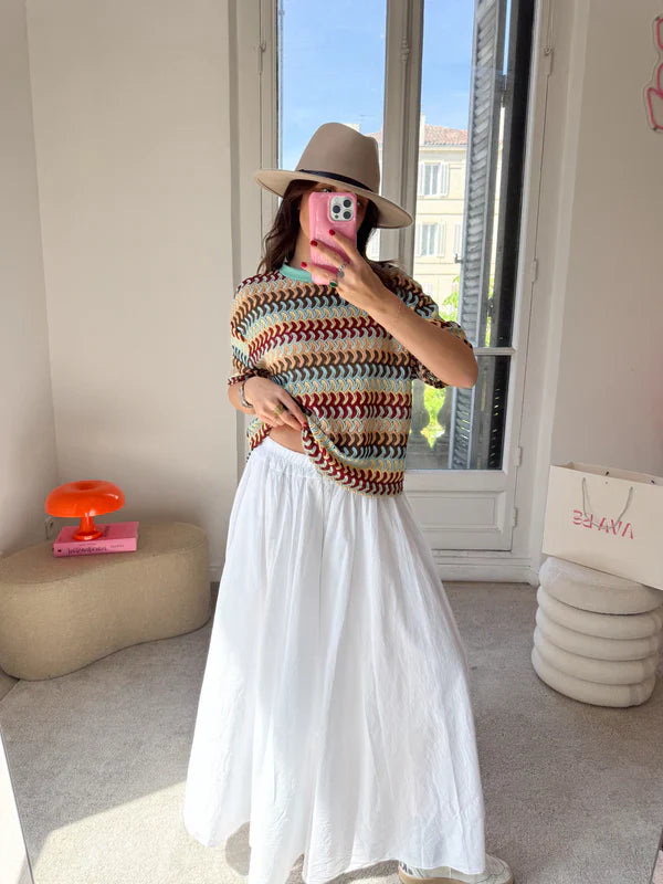 White Martine Skirt