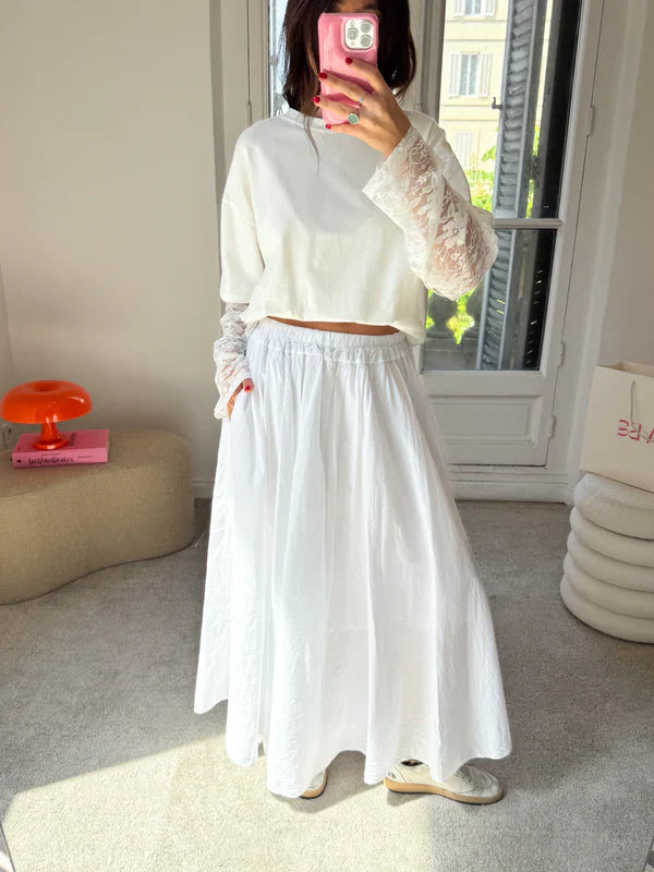 White Martine Skirt