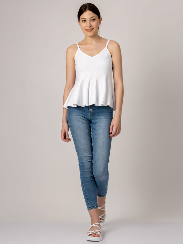 Ivory Bloom Top