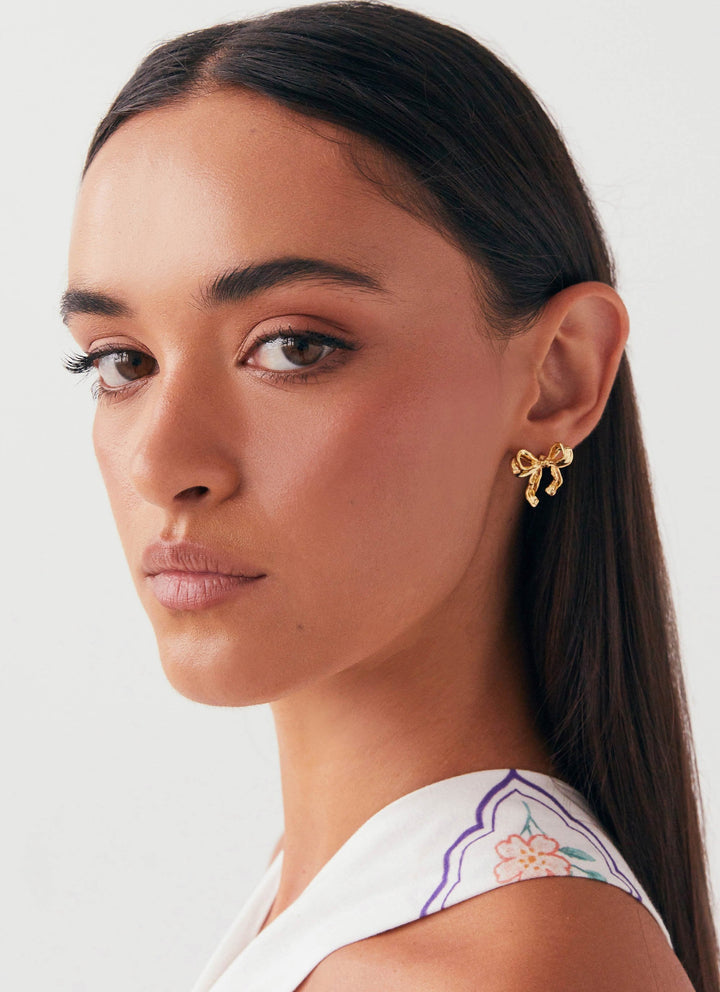 Mini Bow Earring