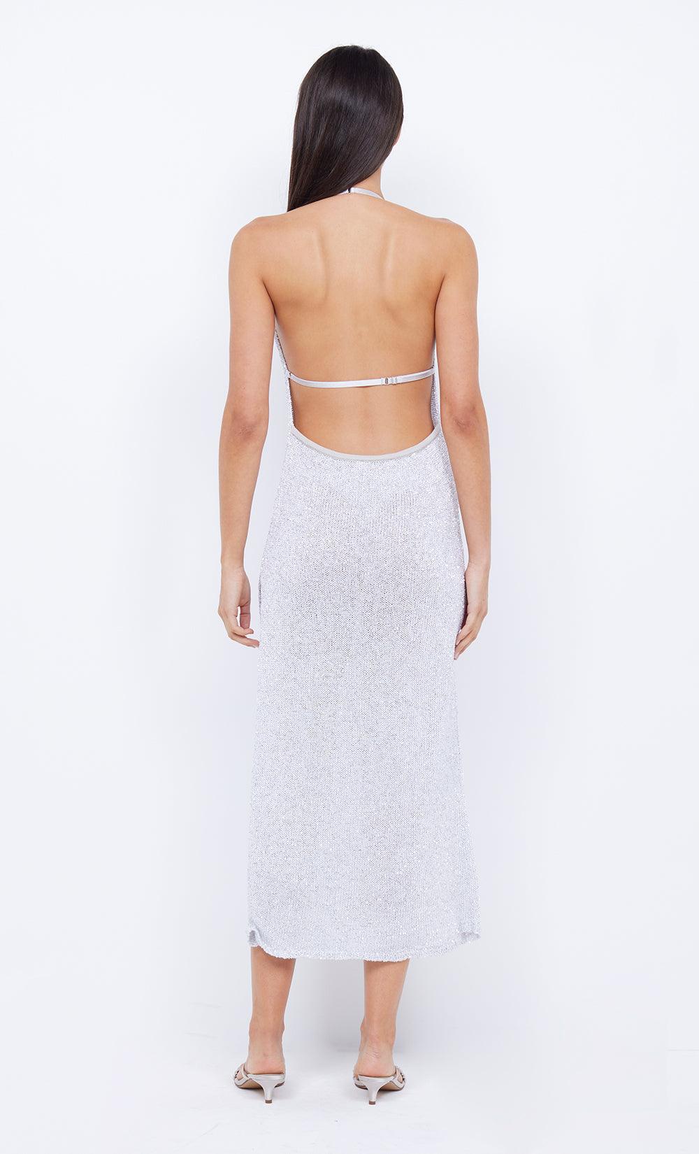SADIE SPLIT KNIT MIDI DRESS
