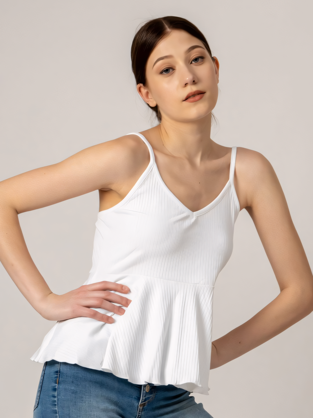 Ivory Bloom Top