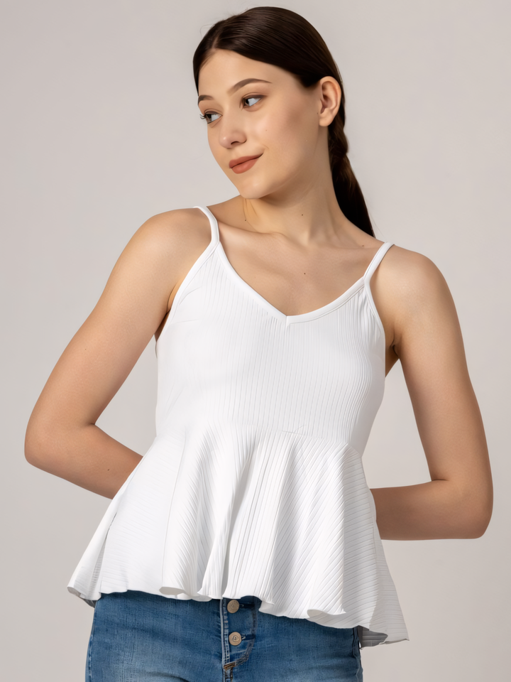 Ivory Bloom Top