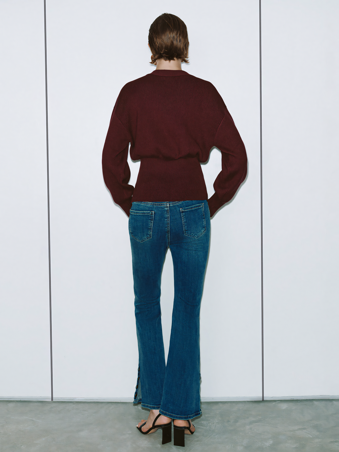 V-Neck Knitted Cardigan