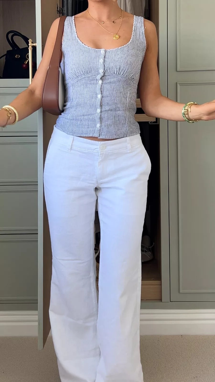 Button-Through Top