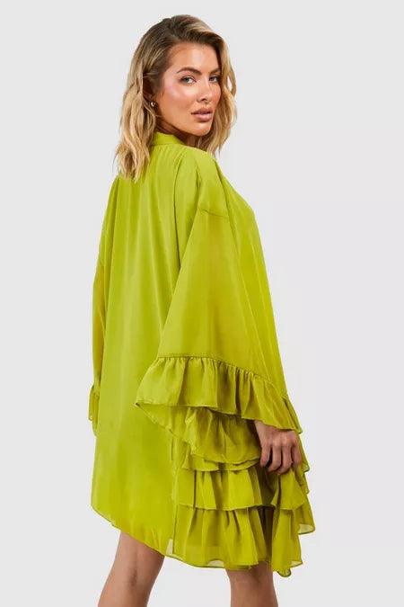 Ruffle Mini Dress