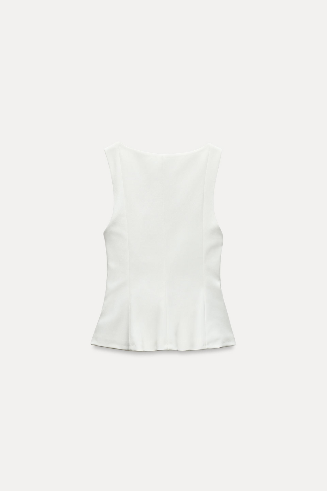 STRETCH PEPLUM TOP