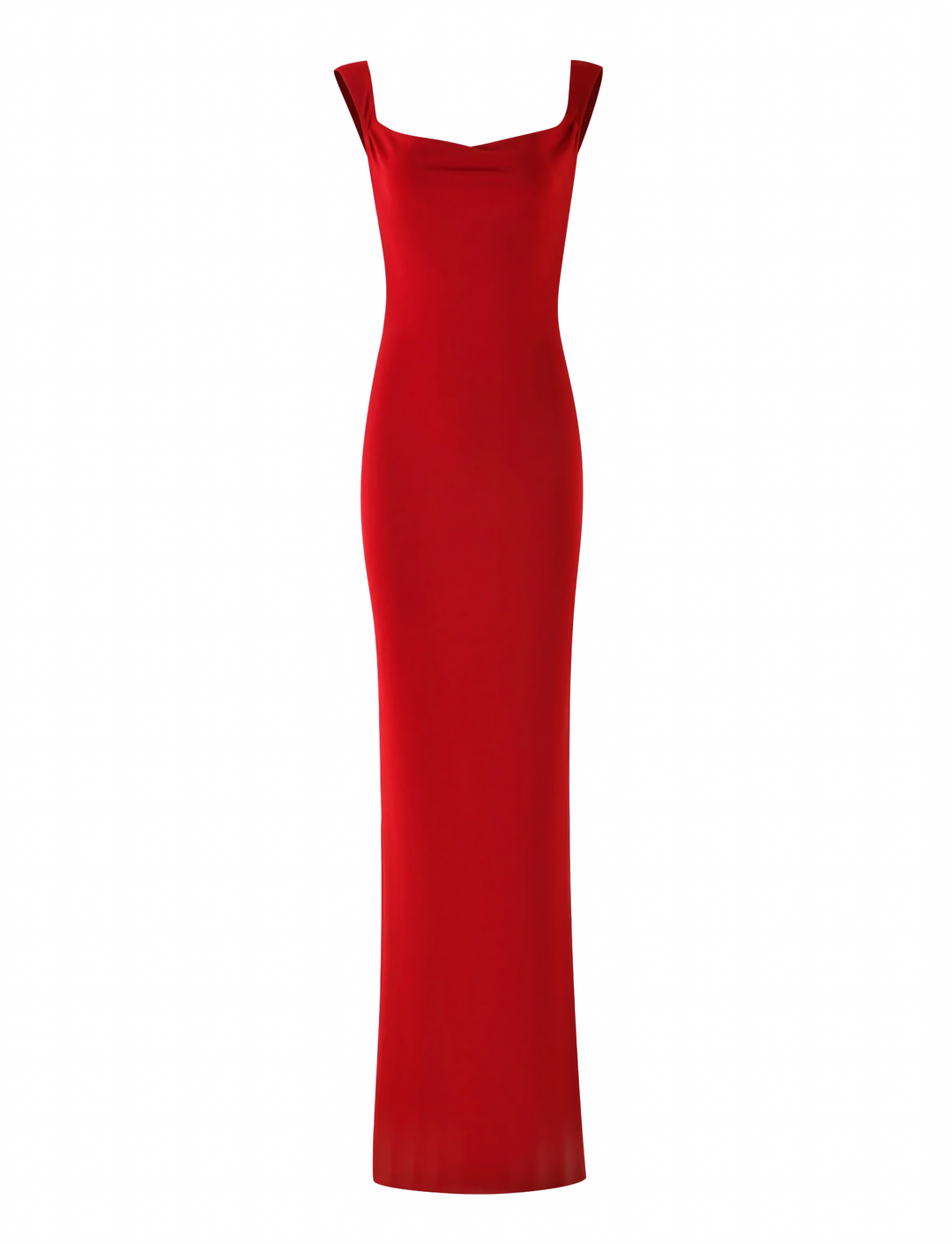Red Allure Open-Back Dress