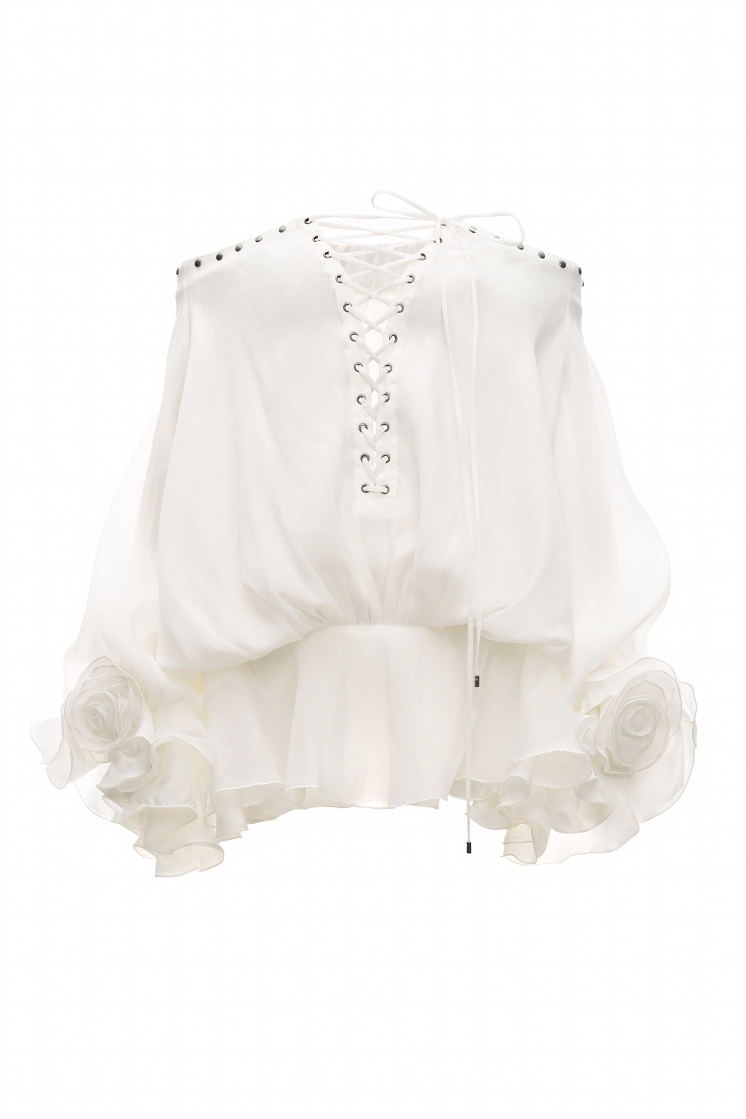 Lisette off-shoulder chiffon mini dress