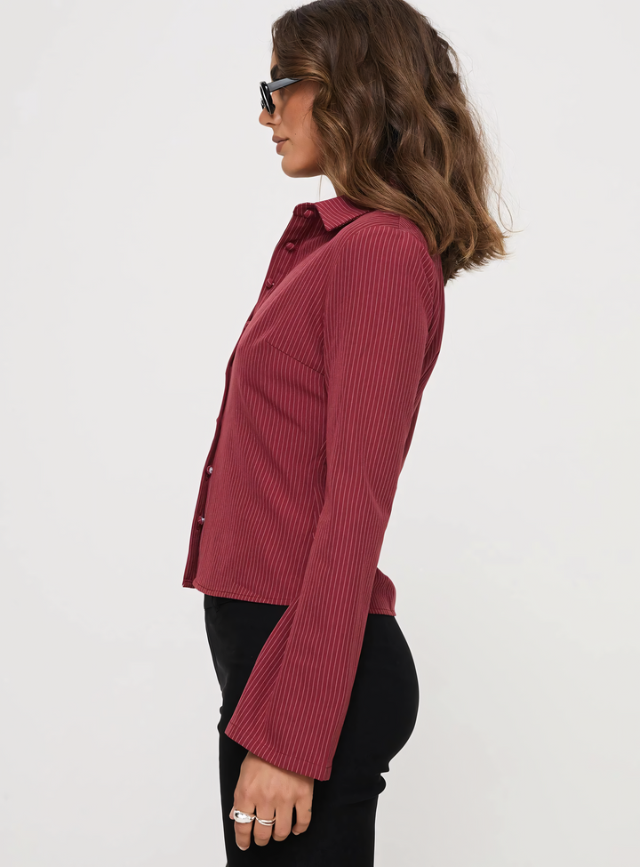Anni pinstripe shirt