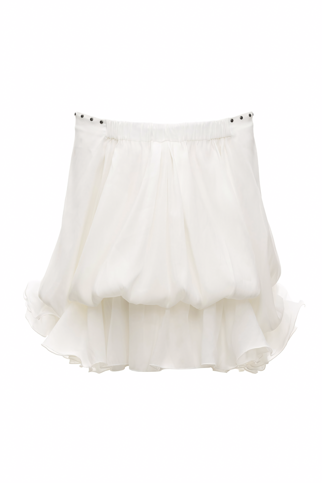 Lisette off-shoulder chiffon mini dress