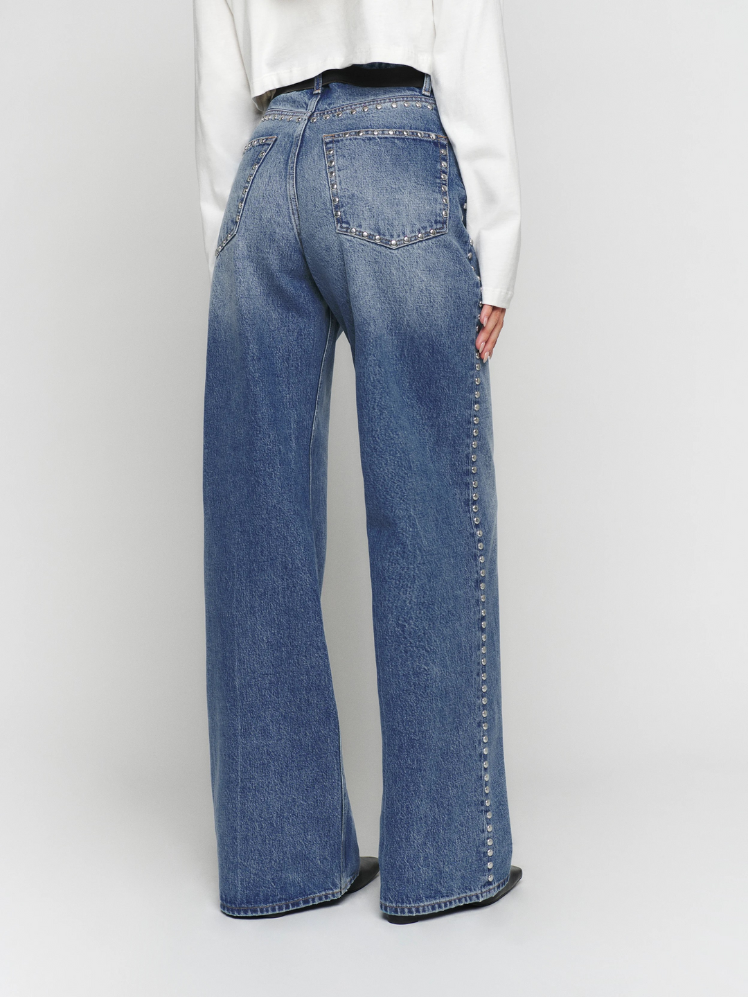 Starlit Studded Denim